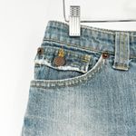 American Eagle Outfitters Womens Y2K Preppy Cinch Back Denim Mini Skirt Size 8 Photo 3