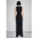ET OCHS The Sienna Corset Evening Gown Black Womens Size 4 Photo 2