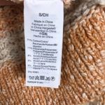 Madewell NWT Striped Sweater Womens S Orange Cream Cotton Cottagecore Coastal Photo 5