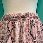CASTING France faux silk python print pants Pink Size 2 Photo 1