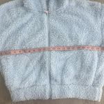 Lou & grey Full Zip Sherpa Hoodie Sweatshirt Light Blue Medium Photo 6