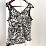 Halogen Raw Edge Tank - Black- Ivory Fast
Leopard Size Small Photo 5