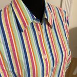 Ralph Lauren Lauren  Striped Multi-Color Button-Up Shirt – Women’s Photo 4