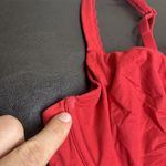 Victoria's Secret Victoria’s Secret Sexy Bright Red Lace Body By Victoria Unlined Demi Bra 38C Photo 3