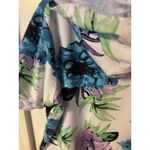 Quacker Factory  Floral Printed Jacket Size 1X Purple/Blue with rhinestones Photo 12