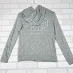 Ivory Ella ‎ Gray Zip-Up Cardigan Hoodie, Soft & Lightweight, Size XS Photo 8