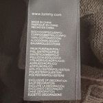 Tommy Hilfiger Sweater Zip Up Sweater w/Fur Trimmed Hood Black & Cream Size XL Photo 7