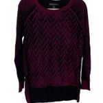 Rock & Republic  RED & BLACK LONG SLEEVE HI-LOW TOP SMALL Photo 0