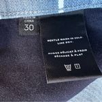 J Brand Maria High Rise Skinny Jeans in Yarn Dye Blue Herringbone Stripe Size 30 Photo 13