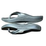 Oofos OOlala Luxe Flip Flop Thong‎ Recovery Sandal Women's Size 8 Black #S54 Photo 8