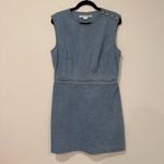 Veronica Beard  Makeba Blue Denim Lace Sleeveless Mini Dress 10 Photo 1