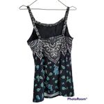 Beach House Size 6 Swim Top Paisley and Floral Blue Photo 1