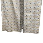 Koch Camel Print Sleeveless Embellished V-Neck Linen Dress Women’s Size Medium Photo 1
