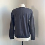 HOLIDAY Novelty Sweatshirt Womens Sz Small Grey Snowman Christmas Cozycore Gray Photo 5