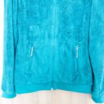 The North Face  Womens Fleece Jacket Size S Teal Full Zip Outdoor Gorpcore Cozy Photo 2
