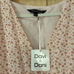 Davi & Dani NWT ruffle dress with rose print Photo 2