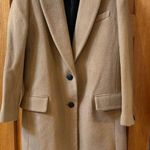 Rag and Bone ICONS Wooster Wool Blend Camel Coat - Size Small Photo 1