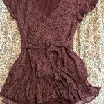 Altar'd State Maroon Romper Photo 0