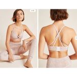 Varley Lindley Neutral Print Crossback Sports Bra Size XL Photo 1