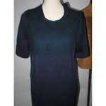 New Womens 10 NWT Dress 46 Designer Marni Italy Dark Blue Navy Cotton Viscose SS Photo 1