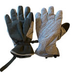 Highcamp Women's Winter Waterproof Gray Black Gloves Large Photo 0