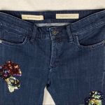Pilcro and the Letterpress Anthropologie Sequin Floral Slim Boyfriend Jean Photo 3