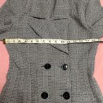 Alyn Paige Vintage 90s Black & White Plaid Double Breasted Jacket and Midi Skirt Photo 2