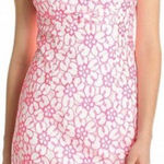 Lilly Pulitzer Daena Fiesta Pink White Floral Lined Mini Dress 4 Photo 0