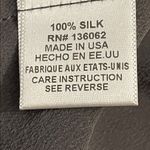 Lavender Brown Gray Silk V-Neck Blouse Top Womens Size Extra Small Minimalist Photo 7