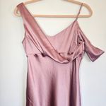Wilfred Aritzia‎  Hymn Dress Wedding Guest Pink Satin Size 8 Photo 6