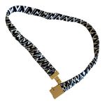 Tory Burch Crista T Lattice Logo Print Shirt Dress Navy White Size S/P Photo 9