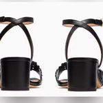 Kate Spade Daisy floral leather mid sandals SZ 7B Photo 2