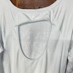 PINK Victoria's Secret Blue Sea You Never Open Keyhole Back Sweatshirt Small Photo 8