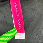 Victoria's Secret Victoria’s Secret Paisley Neon String Bikini‎ Bottoms Black Multi Small Photo 5