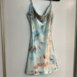 Audrey 3+1 MOVING SALE - Blue Tie Dye Slip Dress Photo 3