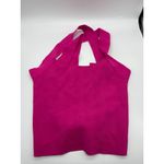 NBD NEW  Tia Tie Back Top in Fuchsia Sz S Pink Photo 2
