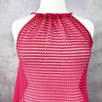 Haute Hippie Crochet Cover Up Womens XLarge Beach Swim Vacation Festival Magenta Photo 4