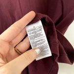 Old Navy maroon red cotton soft washed shirt casual classic style women size M Photo 3