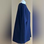Buttons Maggie Lawrence Sweater Large Knit V-Neck Blue Gold Heart Sz 22/… Photo 2