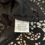 Yoana Baraschi  Womens Saint-Armour Chiffon Lace Embroidered Blouse Black‎ Small Photo 5