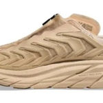 Hoka One One U Project Clifton Running Tennis Shoes Athletic Zip Size 8 Women's Tan Photo 0