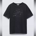Rag and Bone  Mica City Tee gray black SIZE S NWOT Photo 1