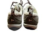Merrell  Shoes Womens Size 8 Dark Olive Ivory Faux Fur Lined Hiking Winter‎ Boots Photo 7