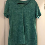 Reebok Green V-neck Workout Top Photo 0