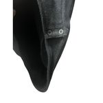 Abercrombie & Fitch Womens Small Black Ribbed Knit Deep V Neck Bodysuit Photo 5