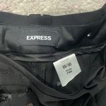 EXPRESS  Women’s Black Waist Tie High Waisted Paperbag Ankle Pant Sz 6R Photo 3