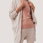 Pact  Airplane Wrap Open Front Cardigan M/L Organic Cotton Relaxed Lounge Travel Photo 0