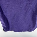 Lululemon T-Shirt Size 6 Purple Rolled Short Sleeve Casual Top Crew Neck Photo 5