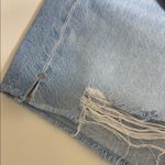 American Eagle AEO Highest Rise 90s Boyfriend Short Blue Jean Shorts Distressed Frayed Size 12 Photo 5