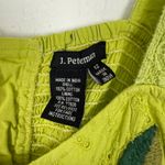 J. Peterman Quito Eyelet Floral Embroidered Corset Top & Skirt Set 2 Pc Sz 12 Green Photo 3